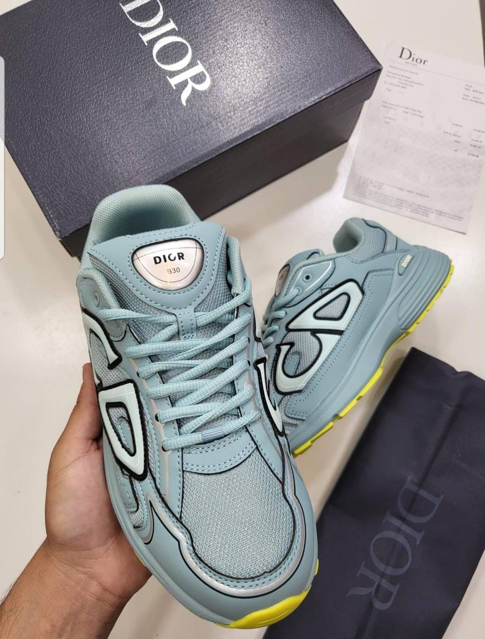 B30 TRAINERS - CREAM / LIME / uk 9&10 Next Day Delivery