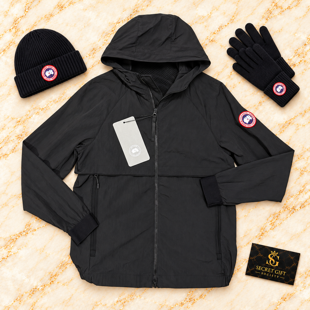 Canada Goose Faber jacket — black; styling props not included