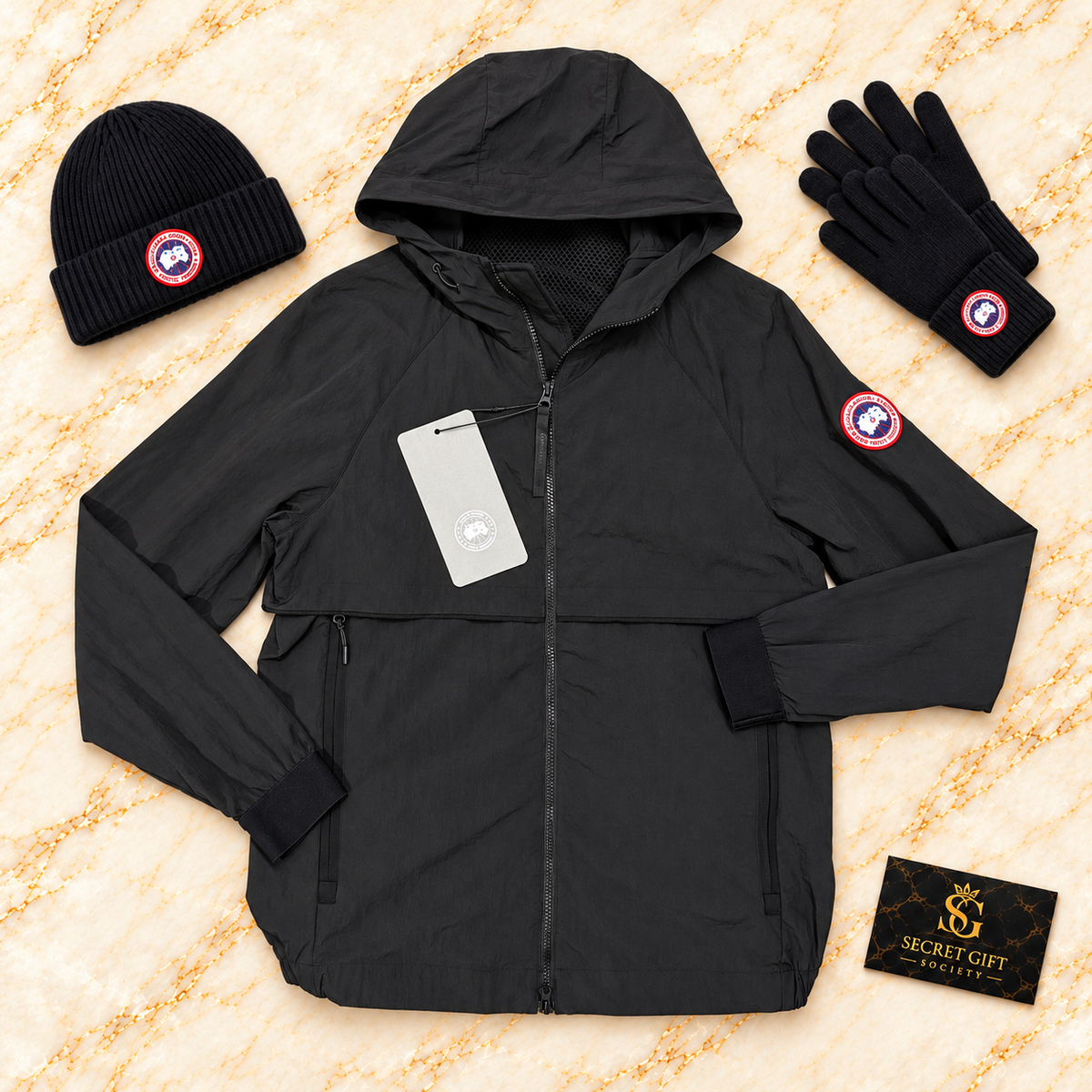 Canada Goose Faber jacket — black; styling props not included