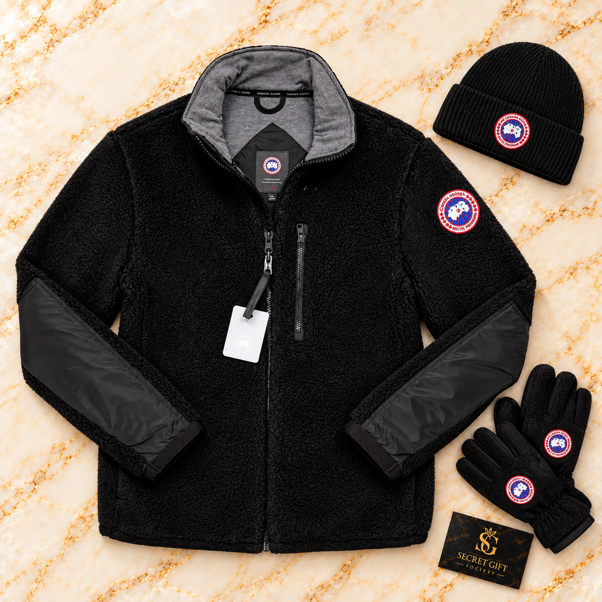 CG KELOWNA FLEECE JACKET — Black. Styling props not included.