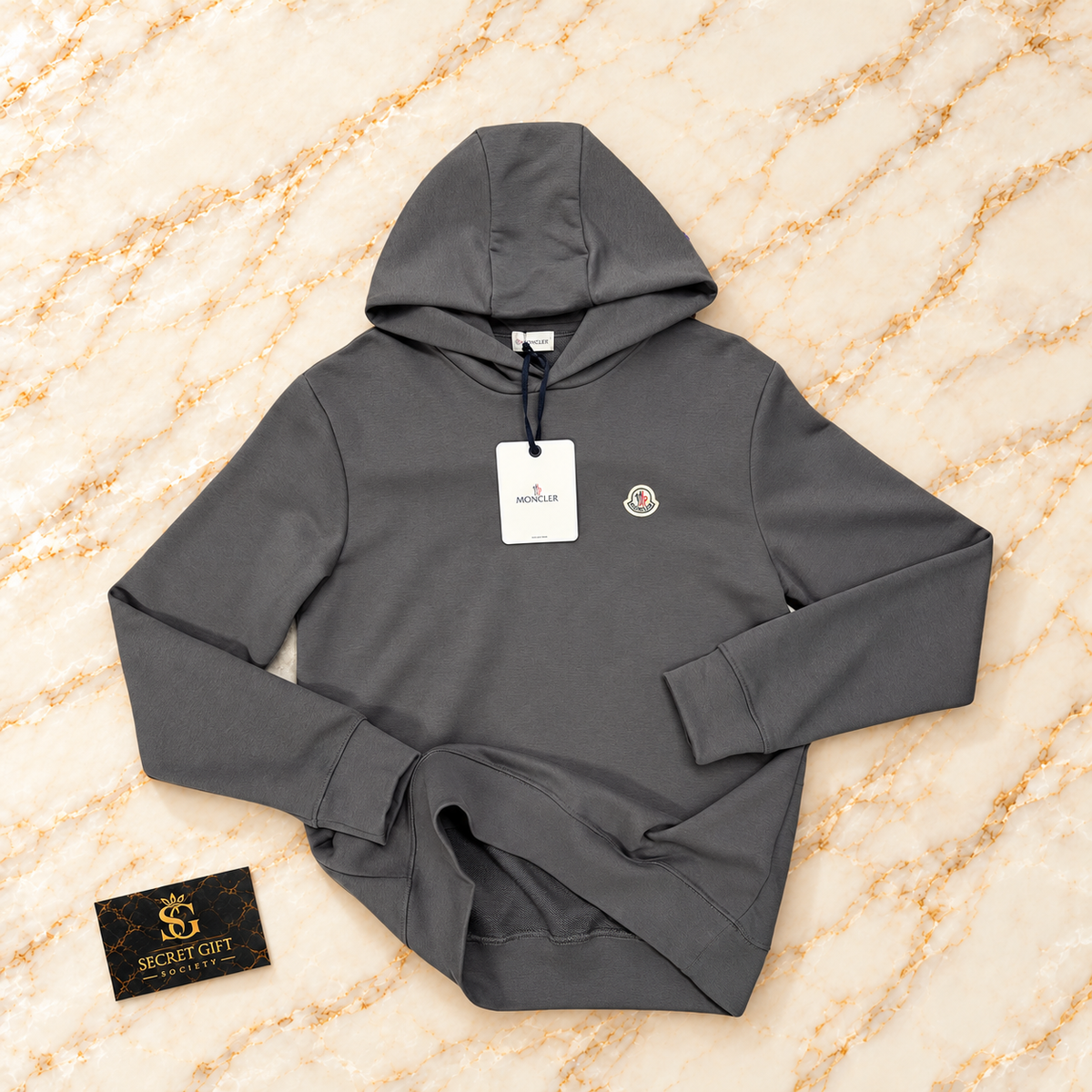 MNCLR LOGO HOODIE - CHARCOAL — Secret Gift Society