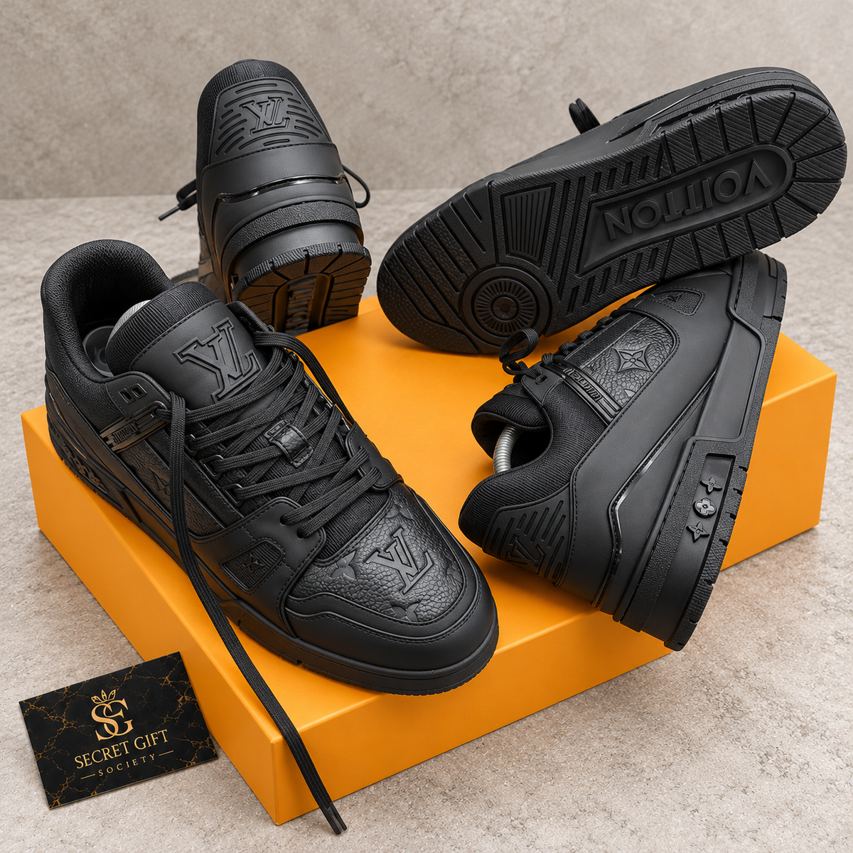 (PRE ORDER) LVE TRAINERS - BLACK — Secret Gift Society