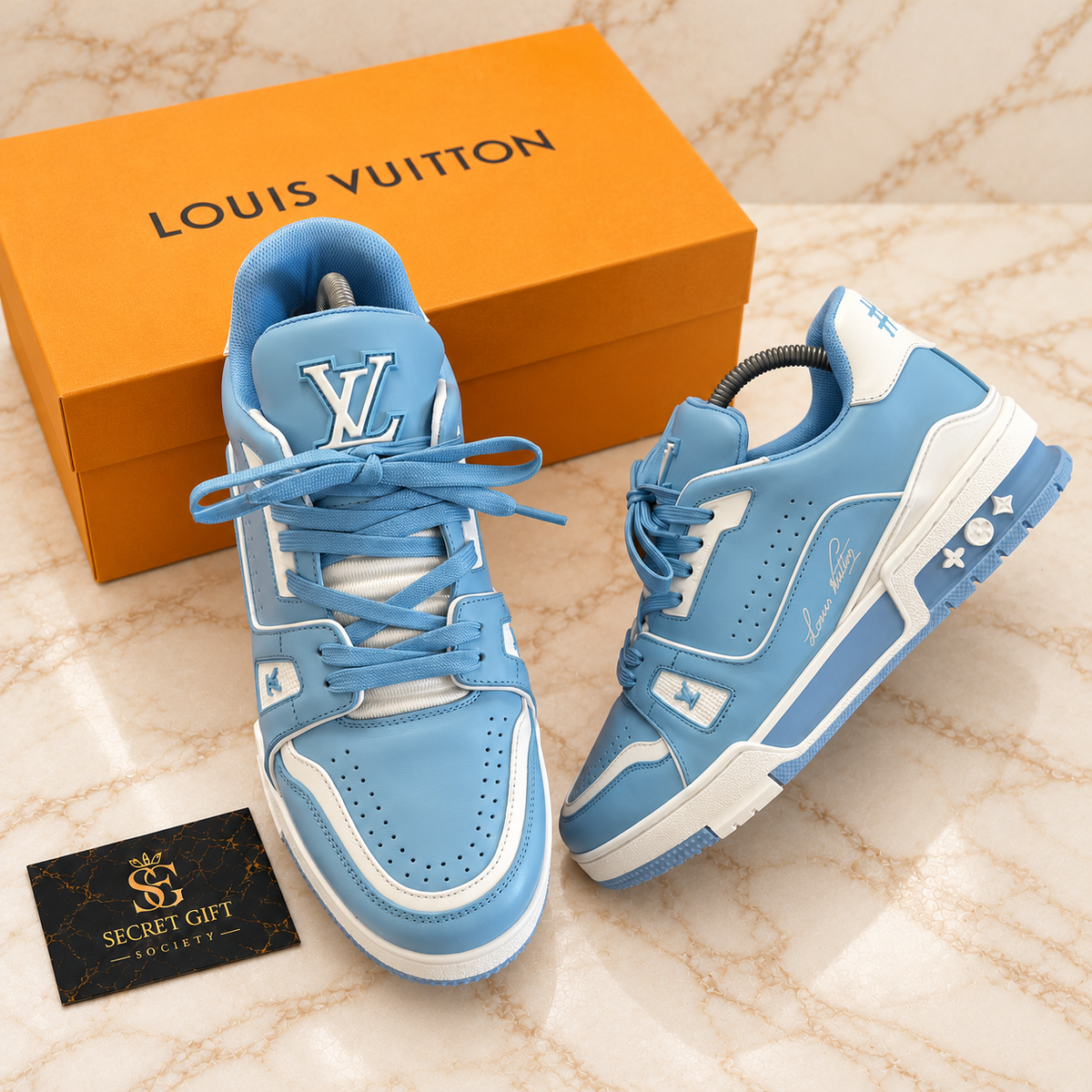 (PRE ORDER) LVE TRAINERS - SKY BLUE — Secret Gift Society