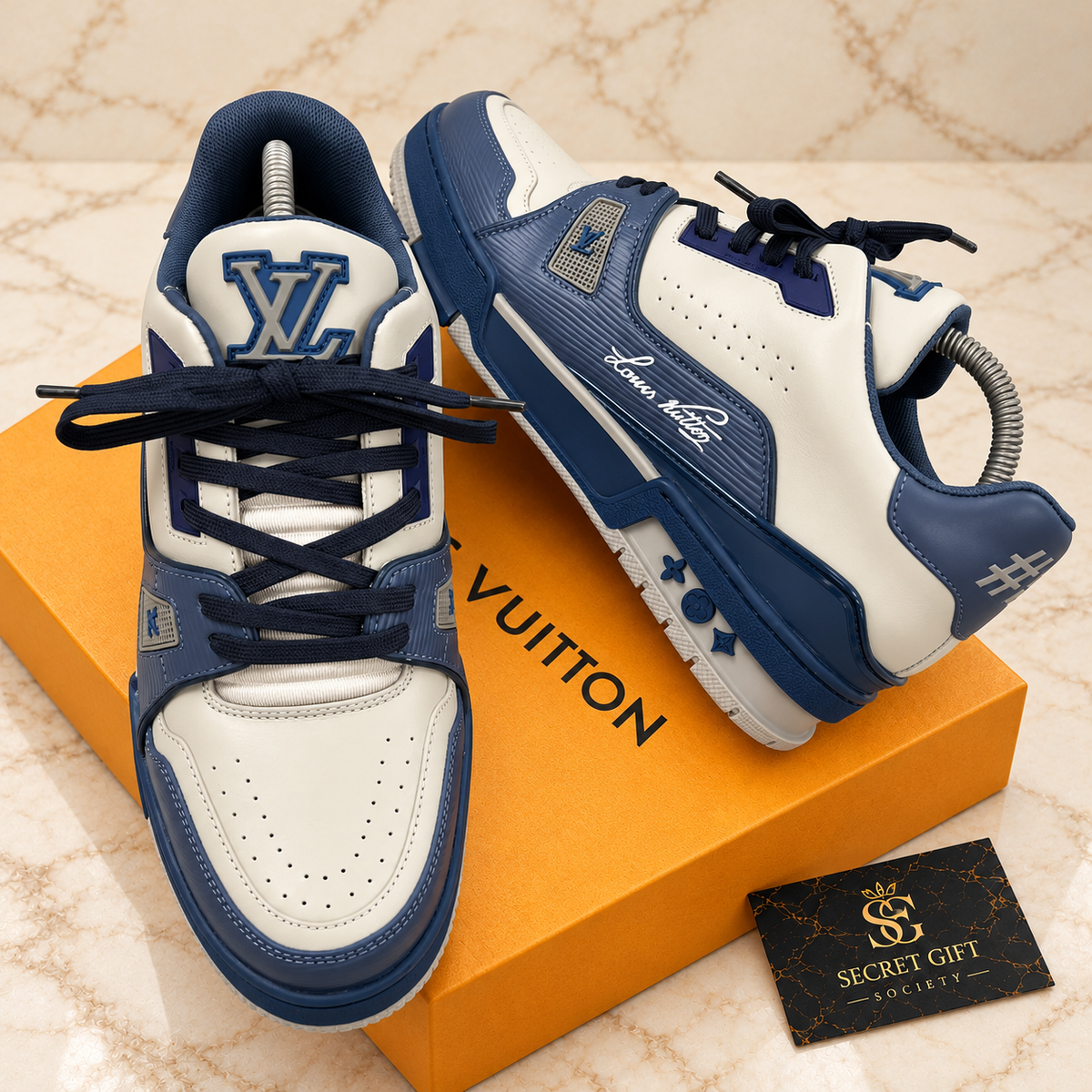 (PRE ORDER) LVE TRAINERS - NAVY — Secret Gift Society