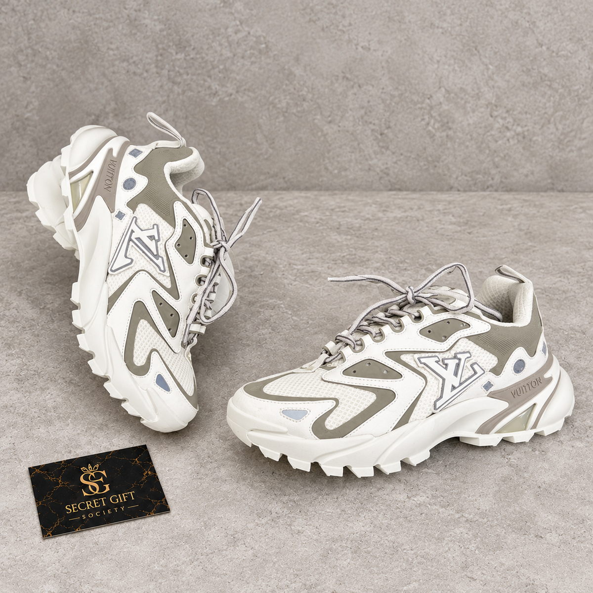 (PRE ORDER) LVE TACTIC TRAINERS - WHITE — Secret Gift Society