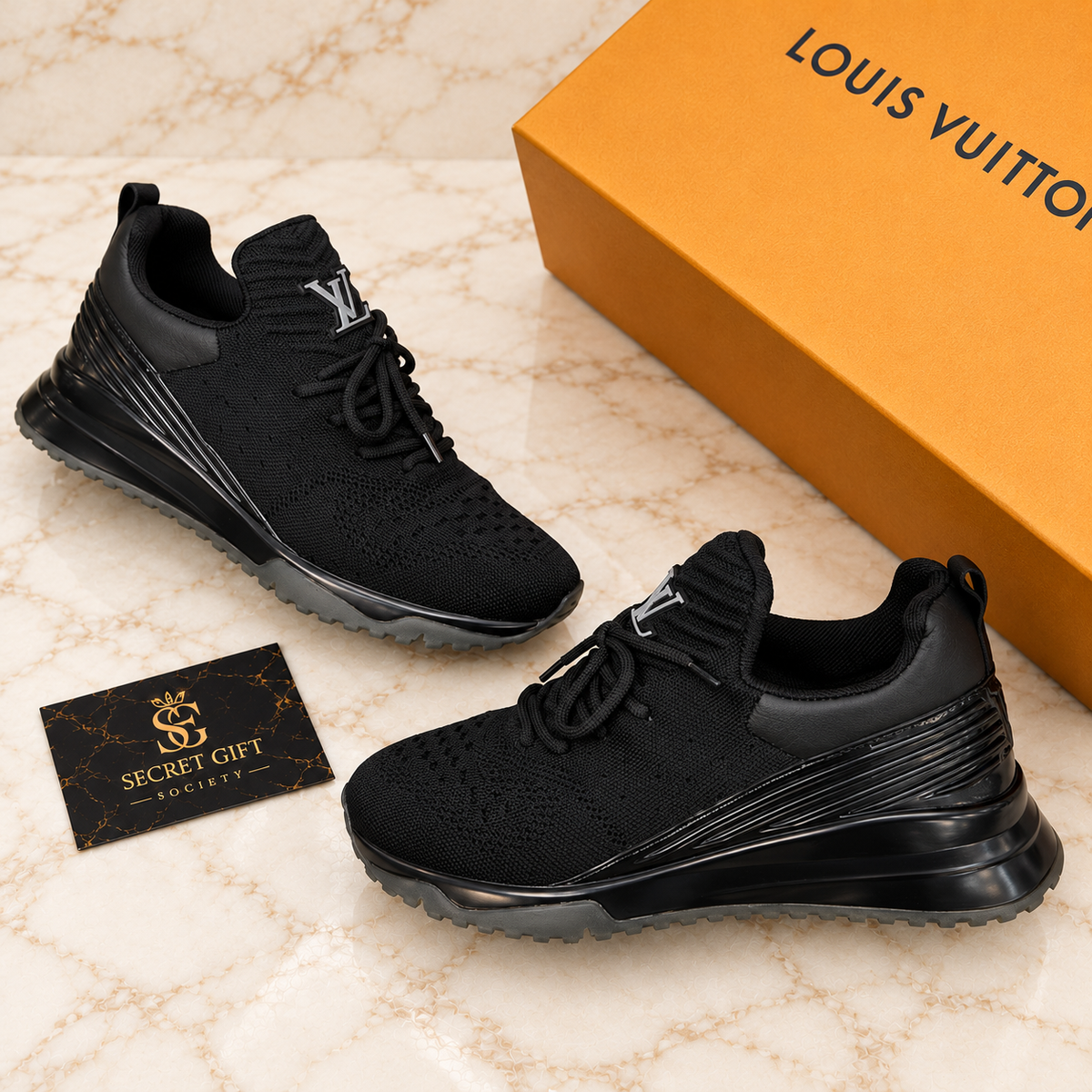 (PRE ORDER) LVE VNR TRAINERS - BLACK — Secret Gift Society