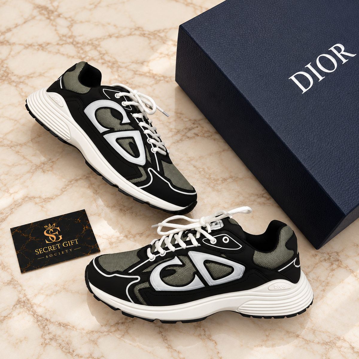 B30 TRAINER - BLACK/GRAY LOGO (PRE-ORDER) — Secret Gift Society