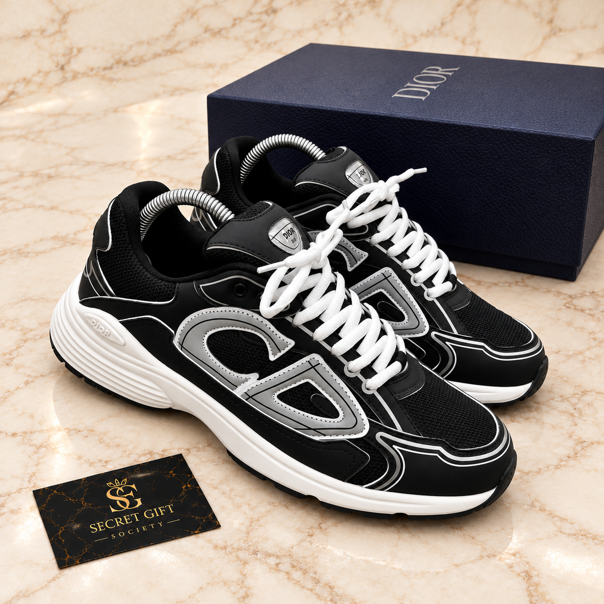 (PRE-ORDER) B30 - TRAINER - BLACK/WHITE — Secret Gift Society