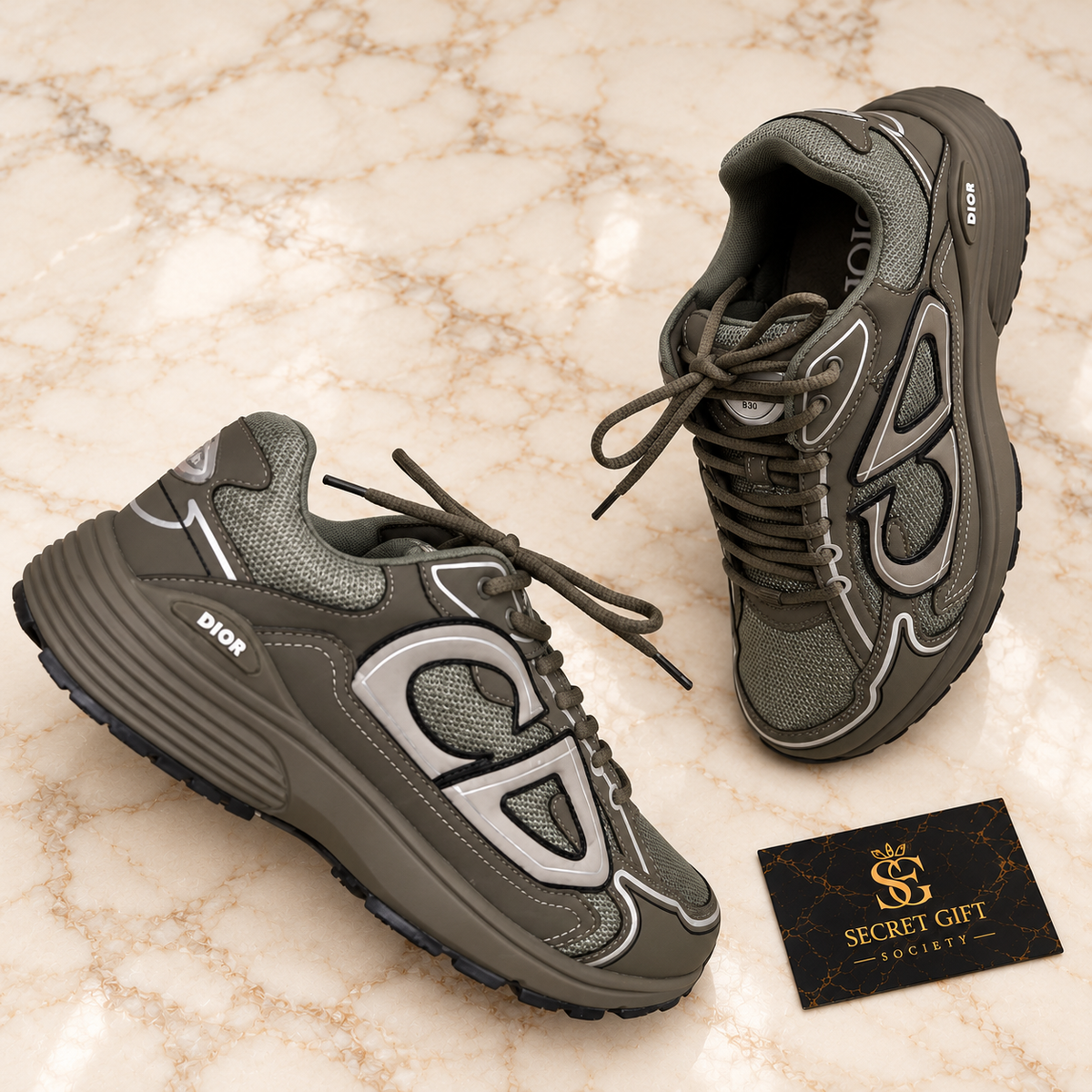 (PRE-ORDER) B30 - TRAINER - KHAKI — Secret Gift Society