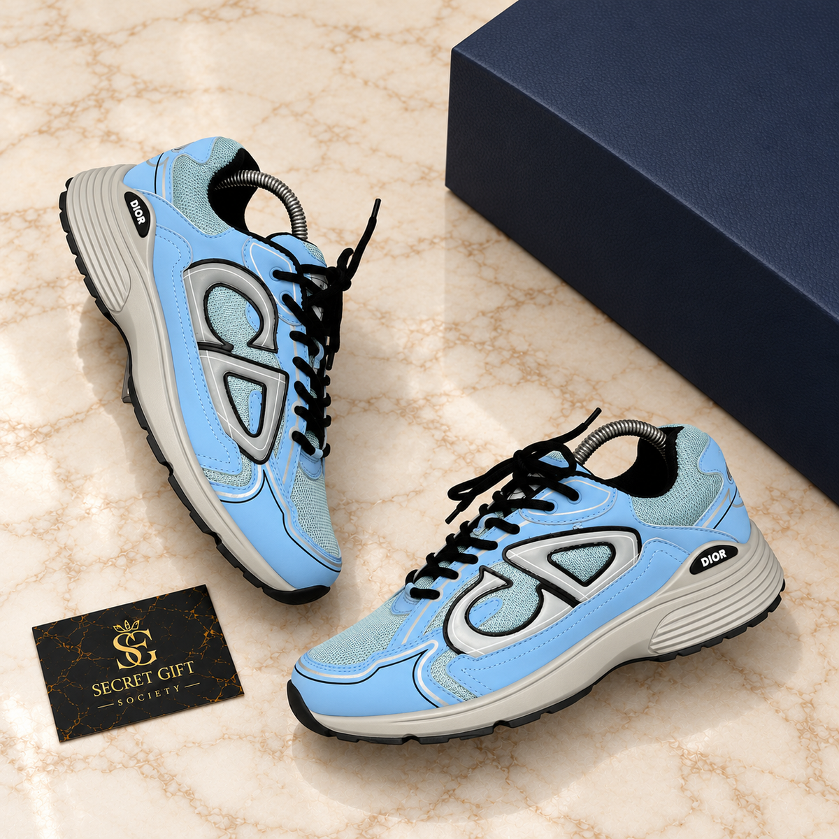 (PRE-ORDER) B30 TRAINERS - BABY BLUE — Secret Gift Society