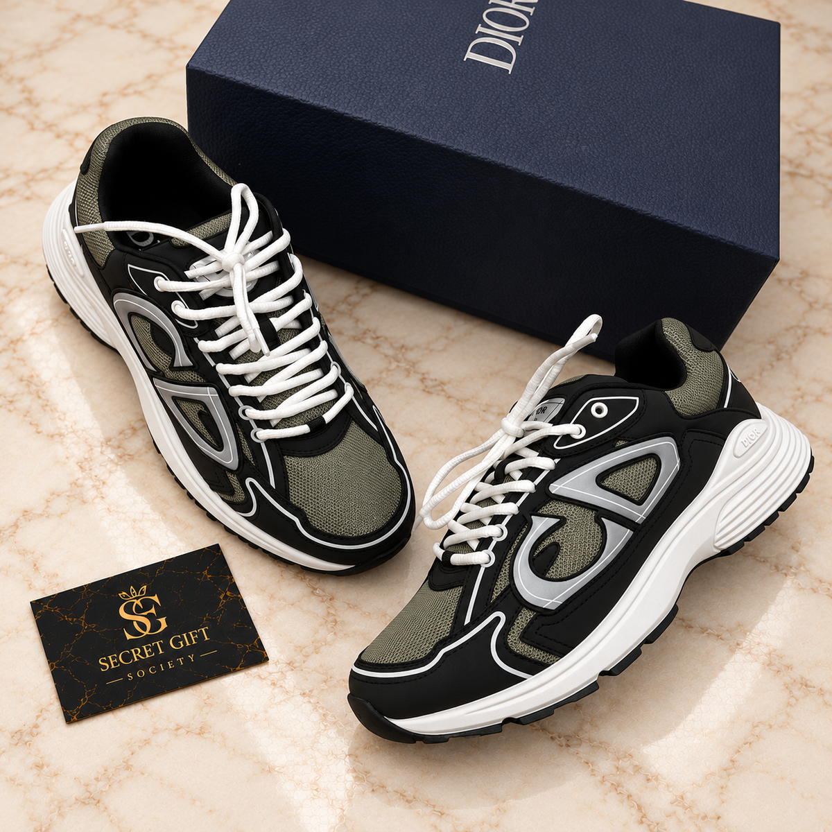 (PRE-ORDER) B30 - TRAINER - BLACK/KHAKI — Secret Gift Society