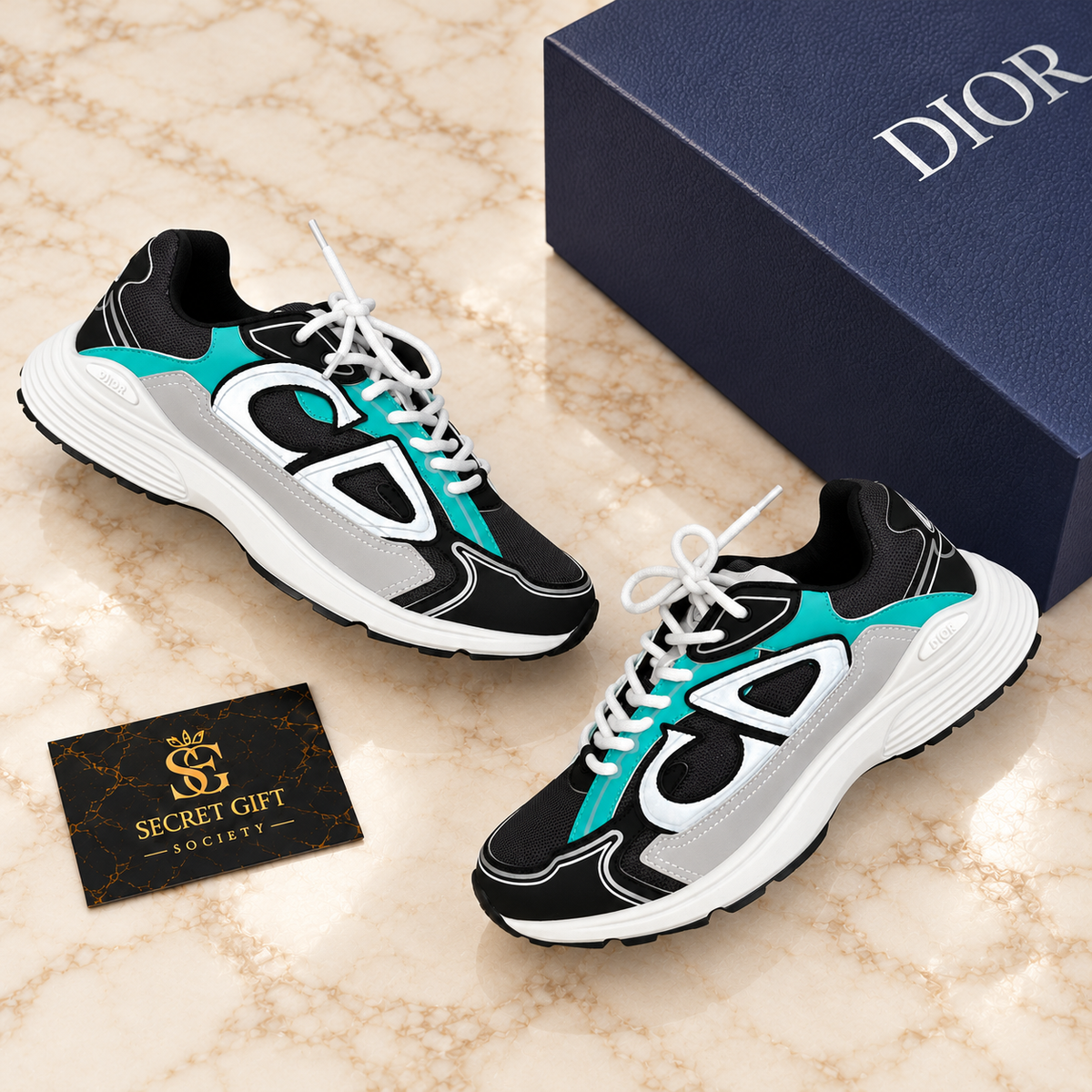 (PRE-ORDER) B30 - TRAINER - BLACK/MINT — Secret Gift Society