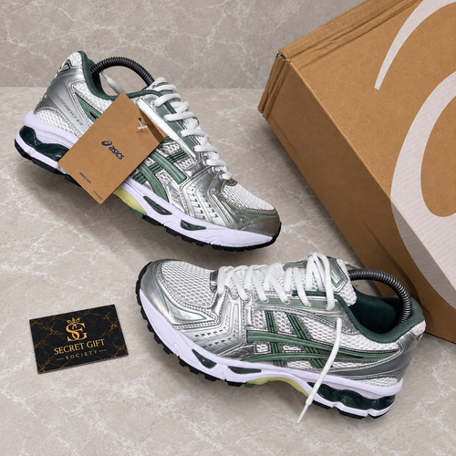 (PRE ORDER) GEL 14 TRAINER - SILVER / KHAKI — Secret Gift Society