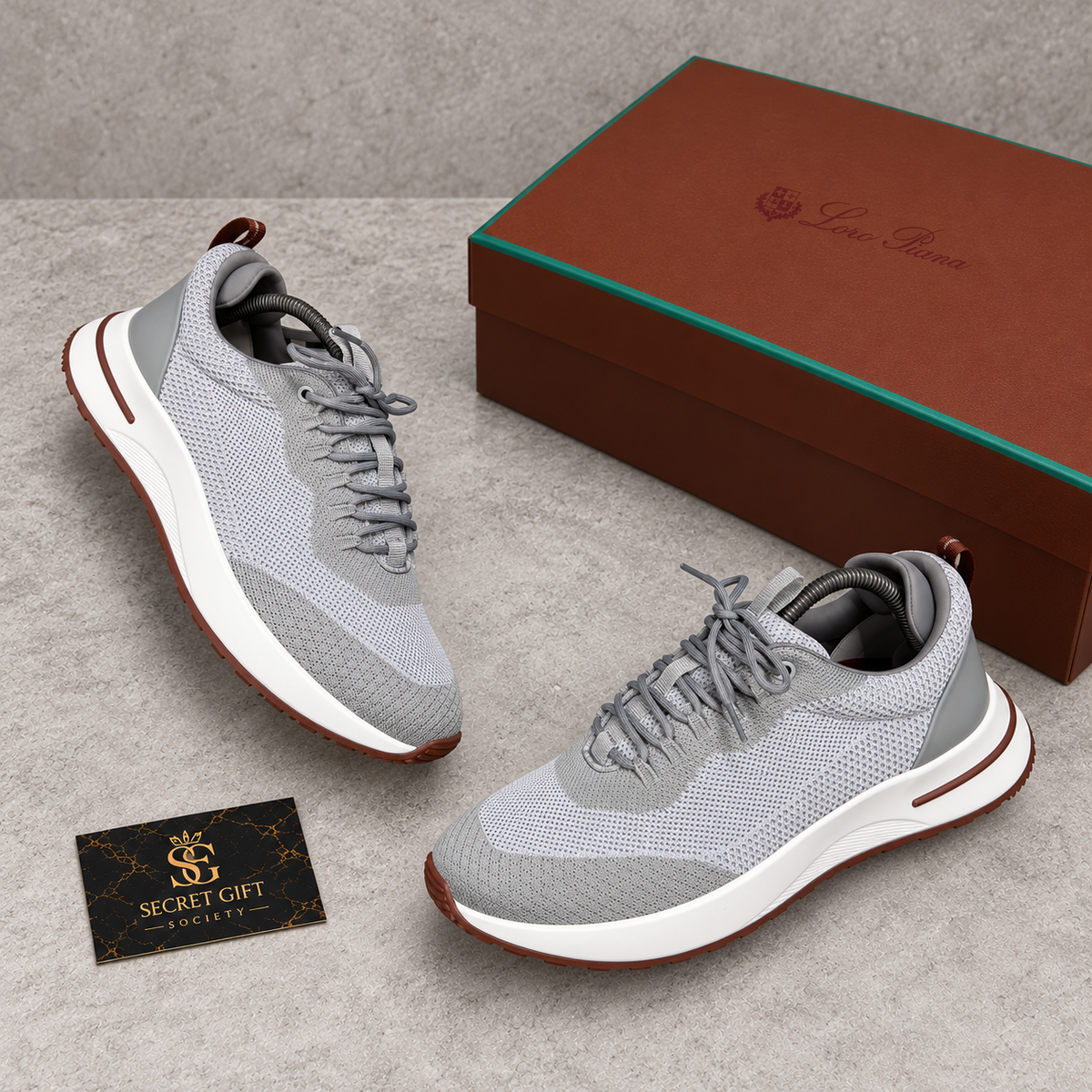(PRE ORDER) LORO MESH TRAINER - GREY — Secret Gift Society