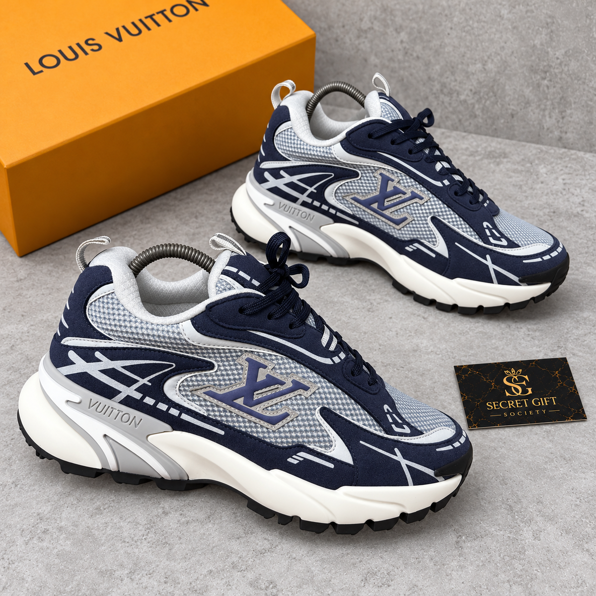 (PRE ORDER) LVE TACTIC TRAINERS - NAVY — Secret Gift Society