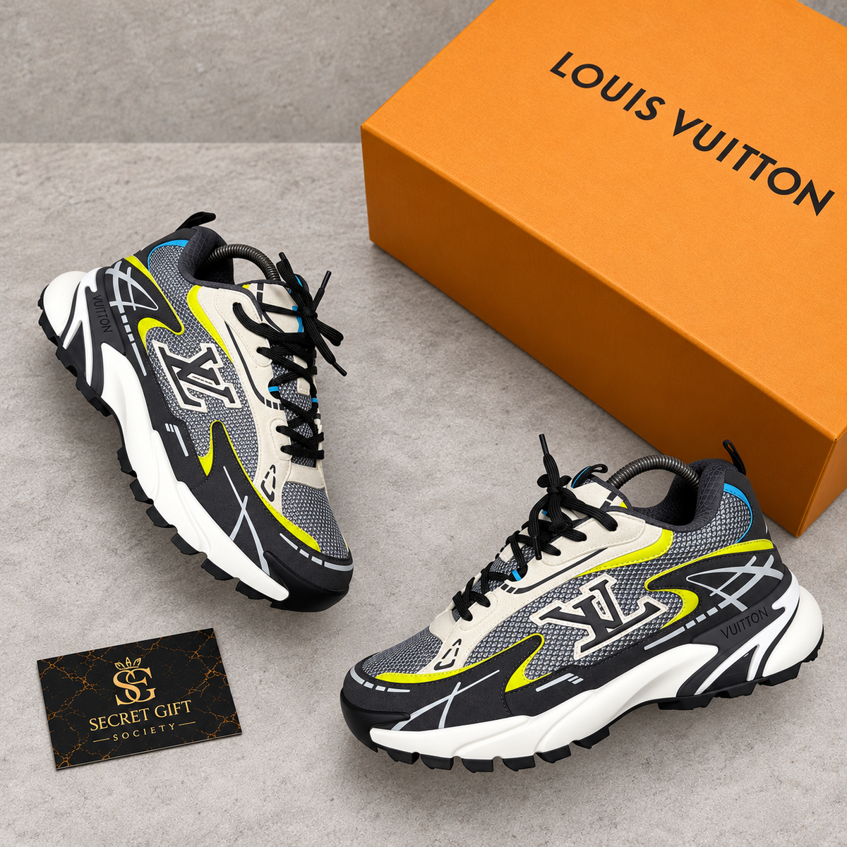(PRE ORDER) LVE TACTIC TRAINERS - GREY / MULTI — Secret Gift Society