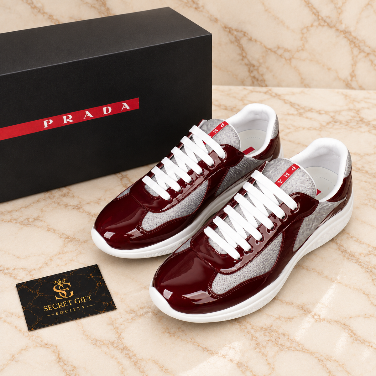 (PRE ORDER) PDA TRAINER - BURGUNDY — Secret Gift Society