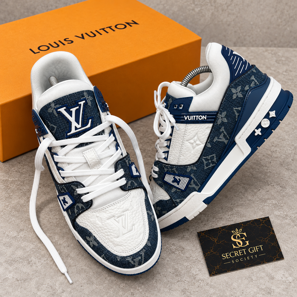 (PRE ORDER) LVE TRAINERS - DENIM — Secret Gift Society