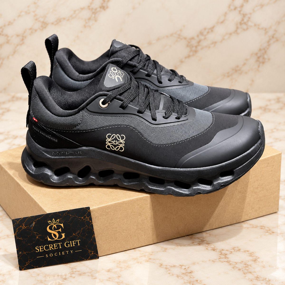 (PRE ORDER) LWE X ON TRAINERS - BLACK — Secret Gift Society